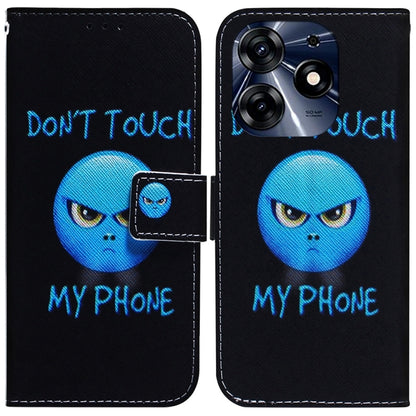 Coloured Drawing Flip Leather Phone Case, For Tecno Spark 10 / Spark 10C, For Tecno Spark 10 Pro, For Tecno Pova 5
