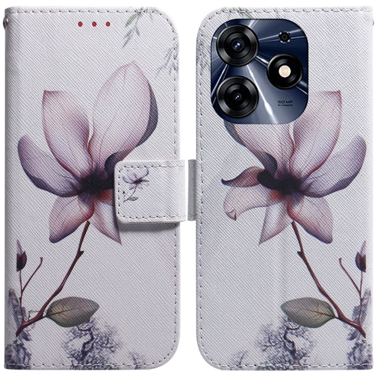 Coloured Drawing Flip Leather Phone Case, For Tecno Spark 10 / Spark 10C, For Tecno Spark 10 Pro, For Tecno Pova 5