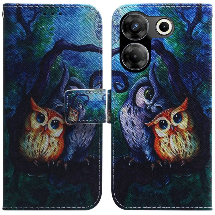 Coloured Drawing Flip Leather Phone Case, For Tecno Camon 30 4G / 30 5G CL6 CL7, For Tecno Spark 20 Pro+ 4G, For Tecno Spark 20 Pro, For Tecno Pova 5 Pro, For Tecno Pova Neo 3, For Tecno Camon 20 Premier 5G, For Tecno Camon 20 Pro 5G                   ...