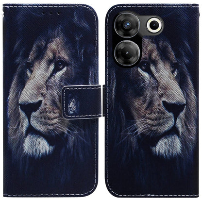 Coloured Drawing Flip Leather Phone Case, For Tecno Camon 30 4G / 30 5G CL6 CL7, For Tecno Spark 20 Pro+ 4G, For Tecno Spark 20 Pro, For Tecno Pova 5 Pro, For Tecno Pova Neo 3, For Tecno Camon 20 Premier 5G, For Tecno Camon 20 Pro 5G                   ...