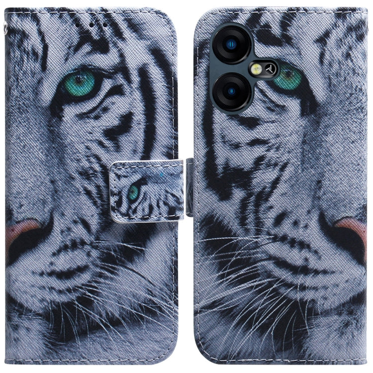 Coloured Drawing Flip Leather Phone Case, For Tecno Camon 30 4G / 30 5G CL6 CL7, For Tecno Spark 20 Pro+ 4G, For Tecno Spark 20 Pro, For Tecno Pova 5 Pro, For Tecno Pova Neo 3, For Tecno Camon 20 Premier 5G, For Tecno Camon 20 Pro 5G                   ...