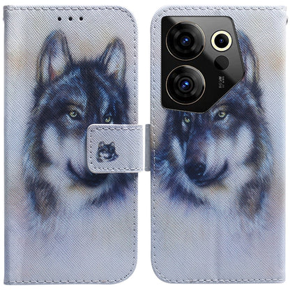 Coloured Drawing Flip Leather Phone Case, For Tecno Camon 30 4G / 30 5G CL6 CL7, For Tecno Spark 20 Pro+ 4G, For Tecno Spark 20 Pro, For Tecno Pova 5 Pro, For Tecno Pova Neo 3, For Tecno Camon 20 Premier 5G, For Tecno Camon 20 Pro 5G                   ...