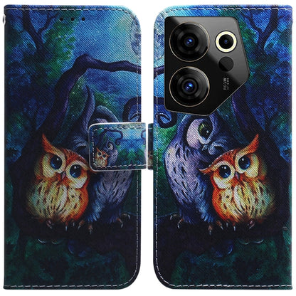Coloured Drawing Flip Leather Phone Case, For Tecno Camon 30 4G / 30 5G CL6 CL7, For Tecno Spark 20 Pro+ 4G, For Tecno Spark 20 Pro, For Tecno Pova 5 Pro, For Tecno Pova Neo 3, For Tecno Camon 20 Premier 5G, For Tecno Camon 20 Pro 5G                   ...