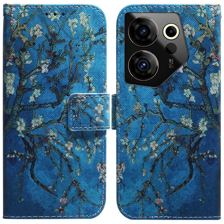 Coloured Drawing Flip Leather Phone Case, For Tecno Camon 30 4G / 30 5G CL6 CL7, For Tecno Spark 20 Pro+ 4G, For Tecno Spark 20 Pro, For Tecno Pova 5 Pro, For Tecno Pova Neo 3, For Tecno Camon 20 Premier 5G, For Tecno Camon 20 Pro 5G                   ...