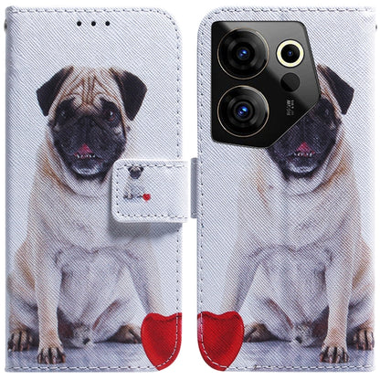 Coloured Drawing Flip Leather Phone Case, For Tecno Camon 30 4G / 30 5G CL6 CL7, For Tecno Spark 20 Pro+ 4G, For Tecno Spark 20 Pro, For Tecno Pova 5 Pro, For Tecno Pova Neo 3, For Tecno Camon 20 Premier 5G, For Tecno Camon 20 Pro 5G                   ...