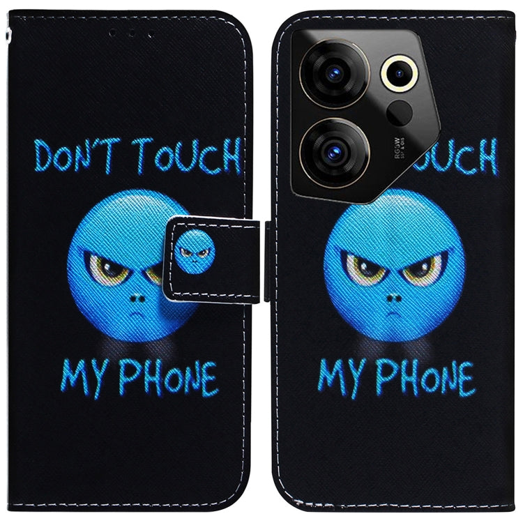 Coloured Drawing Flip Leather Phone Case, For Tecno Camon 30 4G / 30 5G CL6 CL7, For Tecno Spark 20 Pro+ 4G, For Tecno Spark 20 Pro, For Tecno Pova 5 Pro, For Tecno Pova Neo 3, For Tecno Camon 20 Premier 5G, For Tecno Camon 20 Pro 5G                   ...