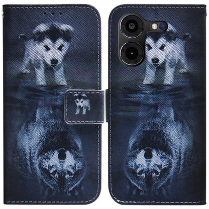Coloured Drawing Flip Leather Phone Case, For Tecno Camon 30 4G / 30 5G CL6 CL7, For Tecno Spark 20 Pro+ 4G, For Tecno Spark 20 Pro, For Tecno Pova 5 Pro, For Tecno Pova Neo 3, For Tecno Camon 20 Premier 5G, For Tecno Camon 20 Pro 5G                   ...