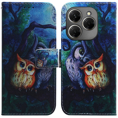 Coloured Drawing Flip Leather Phone Case, For Tecno Camon 30 4G / 30 5G CL6 CL7, For Tecno Spark 20 Pro+ 4G, For Tecno Spark 20 Pro, For Tecno Pova 5 Pro, For Tecno Pova Neo 3, For Tecno Camon 20 Premier 5G, For Tecno Camon 20 Pro 5G                   ...
