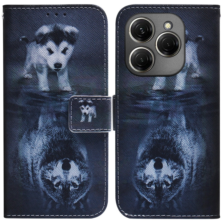 Coloured Drawing Flip Leather Phone Case, For Tecno Camon 30 4G / 30 5G CL6 CL7, For Tecno Spark 20 Pro+ 4G, For Tecno Spark 20 Pro, For Tecno Pova 5 Pro, For Tecno Pova Neo 3, For Tecno Camon 20 Premier 5G, For Tecno Camon 20 Pro 5G                   ...