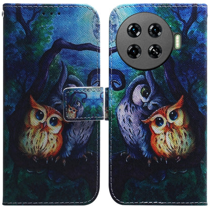 Coloured Drawing Flip Leather Phone Case, For Tecno Camon 30 4G / 30 5G CL6 CL7, For Tecno Spark 20 Pro+ 4G, For Tecno Spark 20 Pro, For Tecno Pova 5 Pro, For Tecno Pova Neo 3, For Tecno Camon 20 Premier 5G, For Tecno Camon 20 Pro 5G                   ...