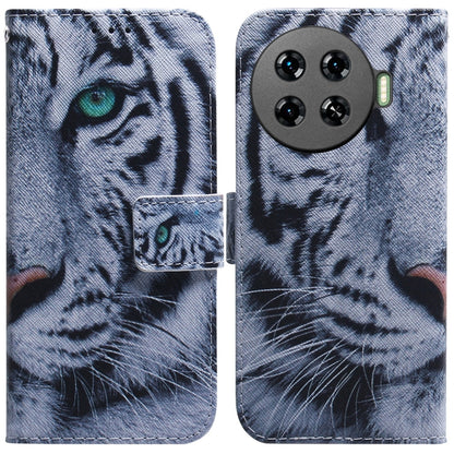 Coloured Drawing Flip Leather Phone Case, For Tecno Camon 30 4G / 30 5G CL6 CL7, For Tecno Spark 20 Pro+ 4G, For Tecno Spark 20 Pro, For Tecno Pova 5 Pro, For Tecno Pova Neo 3, For Tecno Camon 20 Premier 5G, For Tecno Camon 20 Pro 5G                   ...