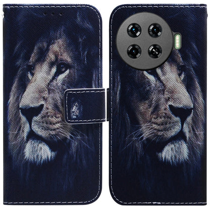 Coloured Drawing Flip Leather Phone Case, For Tecno Camon 30 4G / 30 5G CL6 CL7, For Tecno Spark 20 Pro+ 4G, For Tecno Spark 20 Pro, For Tecno Pova 5 Pro, For Tecno Pova Neo 3, For Tecno Camon 20 Premier 5G, For Tecno Camon 20 Pro 5G                   ...