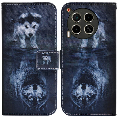 Coloured Drawing Flip Leather Phone Case, For Tecno Camon 30 4G / 30 5G CL6 CL7, For Tecno Spark 20 Pro+ 4G, For Tecno Spark 20 Pro, For Tecno Pova 5 Pro, For Tecno Pova Neo 3, For Tecno Camon 20 Premier 5G, For Tecno Camon 20 Pro 5G                   ...