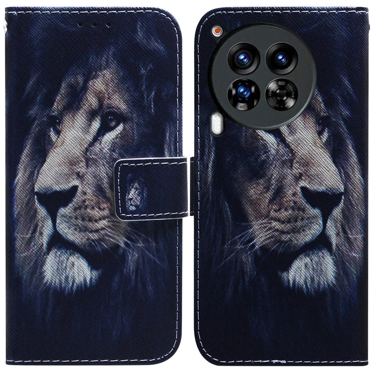 Coloured Drawing Flip Leather Phone Case, For Tecno Pop 10 / Spark Go 2 4G, For Tecno Pop 9 5G / Spark 30C 5G, For Tecno Camon 30S / Camon 30S Pro, For Tecno Spark 30C, For Tecno Spark Go 1 / Pop 9 Pro, For Tecno Camon 30 Premier 5G, For Tecno Pova 6 N...