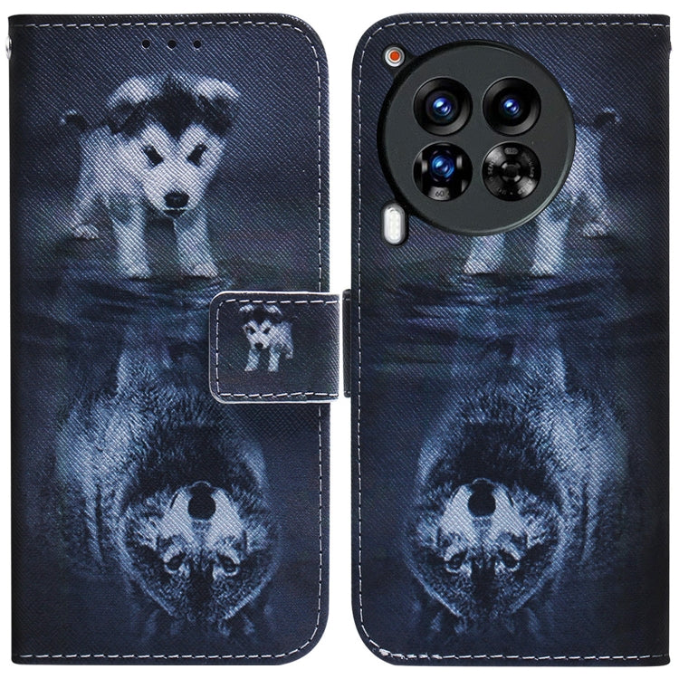 Coloured Drawing Flip Leather Phone Case, For Tecno Pop 10 / Spark Go 2 4G, For Tecno Pop 9 5G / Spark 30C 5G, For Tecno Camon 30S / Camon 30S Pro, For Tecno Spark 30C, For Tecno Spark Go 1 / Pop 9 Pro, For Tecno Camon 30 Premier 5G, For Tecno Pova 6 N...