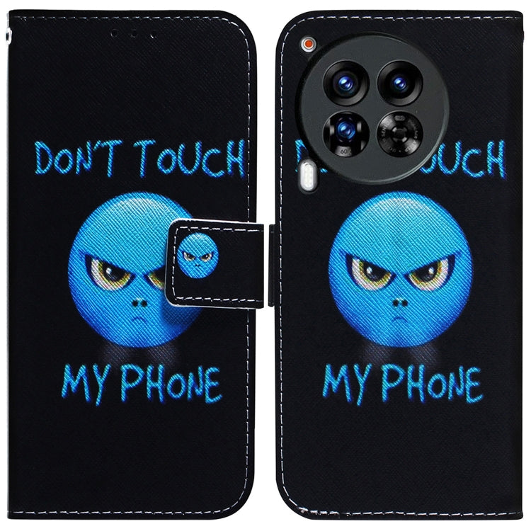 Coloured Drawing Flip Leather Phone Case, For Tecno Pop 10 / Spark Go 2 4G, For Tecno Pop 9 5G / Spark 30C 5G, For Tecno Camon 30S / Camon 30S Pro, For Tecno Spark 30C, For Tecno Spark Go 1 / Pop 9 Pro, For Tecno Camon 30 Premier 5G, For Tecno Pova 6 N...