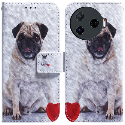 Coloured Drawing Flip Leather Phone Case, For Tecno Pop 10 / Spark Go 2 4G, For Tecno Pop 9 5G / Spark 30C 5G, For Tecno Camon 30S / Camon 30S Pro, For Tecno Spark 30C, For Tecno Spark Go 1 / Pop 9 Pro, For Tecno Camon 30 Premier 5G, For Tecno Pova 6 N...