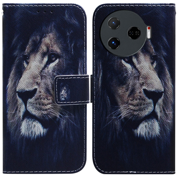 Coloured Drawing Flip Leather Phone Case, For Tecno Pop 10 / Spark Go 2 4G, For Tecno Pop 9 5G / Spark 30C 5G, For Tecno Camon 30S / Camon 30S Pro, For Tecno Spark 30C, For Tecno Spark Go 1 / Pop 9 Pro, For Tecno Camon 30 Premier 5G, For Tecno Pova 6 N...