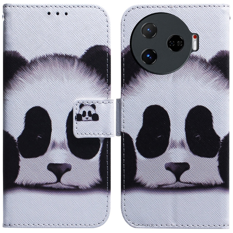 Coloured Drawing Flip Leather Phone Case, For Tecno Pop 10 / Spark Go 2 4G, For Tecno Pop 9 5G / Spark 30C 5G, For Tecno Camon 30S / Camon 30S Pro, For Tecno Spark 30C, For Tecno Spark Go 1 / Pop 9 Pro, For Tecno Camon 30 Premier 5G, For Tecno Pova 6 N...