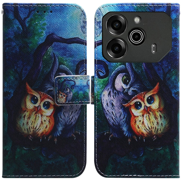 Coloured Drawing Flip Leather Phone Case, For Tecno Pop 10 / Spark Go 2 4G, For Tecno Pop 9 5G / Spark 30C 5G, For Tecno Camon 30S / Camon 30S Pro, For Tecno Spark 30C, For Tecno Spark Go 1 / Pop 9 Pro, For Tecno Camon 30 Premier 5G, For Tecno Pova 6 N...