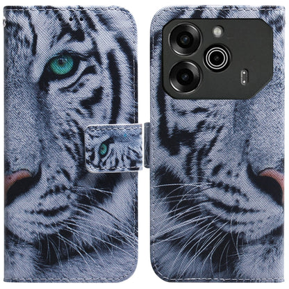 Coloured Drawing Flip Leather Phone Case, For Tecno Pop 10 / Spark Go 2 4G, For Tecno Pop 9 5G / Spark 30C 5G, For Tecno Camon 30S / Camon 30S Pro, For Tecno Spark 30C, For Tecno Spark Go 1 / Pop 9 Pro, For Tecno Camon 30 Premier 5G, For Tecno Pova 6 N...