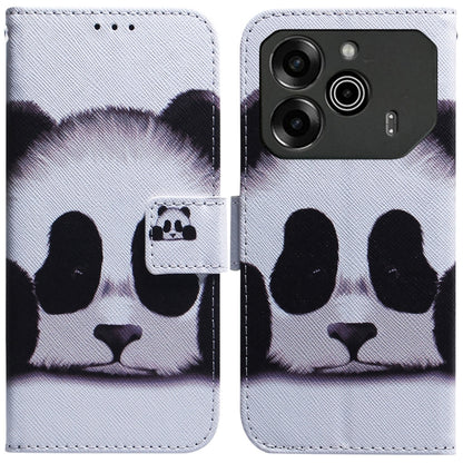 Coloured Drawing Flip Leather Phone Case, For Tecno Pop 10 / Spark Go 2 4G, For Tecno Pop 9 5G / Spark 30C 5G, For Tecno Camon 30S / Camon 30S Pro, For Tecno Spark 30C, For Tecno Spark Go 1 / Pop 9 Pro, For Tecno Camon 30 Premier 5G, For Tecno Pova 6 N...