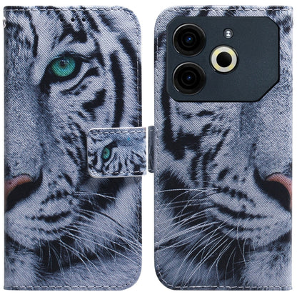 Coloured Drawing Flip Leather Phone Case, For Tecno Pop 10 / Spark Go 2 4G, For Tecno Pop 9 5G / Spark 30C 5G, For Tecno Camon 30S / Camon 30S Pro, For Tecno Spark 30C, For Tecno Spark Go 1 / Pop 9 Pro, For Tecno Camon 30 Premier 5G, For Tecno Pova 6 N...