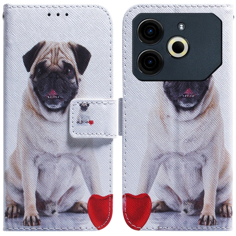 Coloured Drawing Flip Leather Phone Case, For Tecno Pop 10 / Spark Go 2 4G, For Tecno Pop 9 5G / Spark 30C 5G, For Tecno Camon 30S / Camon 30S Pro, For Tecno Spark 30C, For Tecno Spark Go 1 / Pop 9 Pro, For Tecno Camon 30 Premier 5G, For Tecno Pova 6 N...