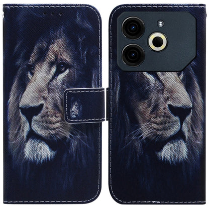 Coloured Drawing Flip Leather Phone Case, For Tecno Pop 10 / Spark Go 2 4G, For Tecno Pop 9 5G / Spark 30C 5G, For Tecno Camon 30S / Camon 30S Pro, For Tecno Spark 30C, For Tecno Spark Go 1 / Pop 9 Pro, For Tecno Camon 30 Premier 5G, For Tecno Pova 6 N...