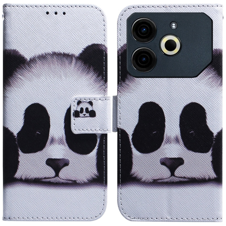 Coloured Drawing Flip Leather Phone Case, For Tecno Pop 10 / Spark Go 2 4G, For Tecno Pop 9 5G / Spark 30C 5G, For Tecno Camon 30S / Camon 30S Pro, For Tecno Spark 30C, For Tecno Spark Go 1 / Pop 9 Pro, For Tecno Camon 30 Premier 5G, For Tecno Pova 6 N...