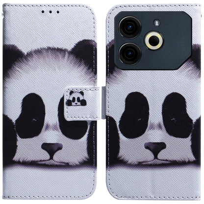 Coloured Drawing Flip Leather Phone Case, For Tecno Pop 10 / Spark Go 2 4G, For Tecno Pop 9 5G / Spark 30C 5G, For Tecno Camon 30S / Camon 30S Pro, For Tecno Spark 30C, For Tecno Spark Go 1 / Pop 9 Pro, For Tecno Camon 30 Premier 5G, For Tecno Pova 6 N...