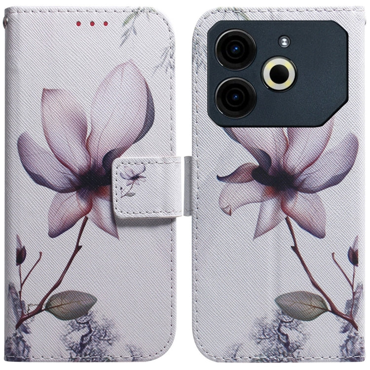 Coloured Drawing Flip Leather Phone Case, For Tecno Pop 10 / Spark Go 2 4G, For Tecno Pop 9 5G / Spark 30C 5G, For Tecno Camon 30S / Camon 30S Pro, For Tecno Spark 30C, For Tecno Spark Go 1 / Pop 9 Pro, For Tecno Camon 30 Premier 5G, For Tecno Pova 6 N...