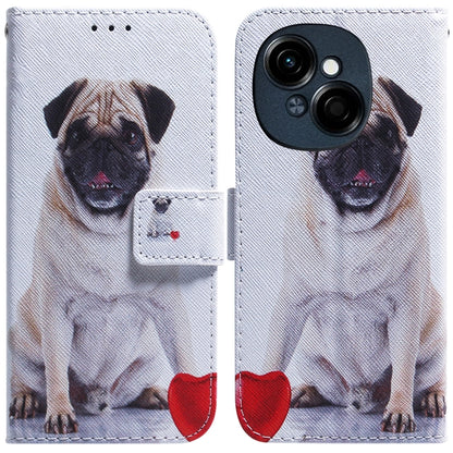 Coloured Drawing Flip Leather Phone Case, For Tecno Pop 10 / Spark Go 2 4G, For Tecno Pop 9 5G / Spark 30C 5G, For Tecno Camon 30S / Camon 30S Pro, For Tecno Spark 30C, For Tecno Spark Go 1 / Pop 9 Pro, For Tecno Camon 30 Premier 5G, For Tecno Pova 6 N...