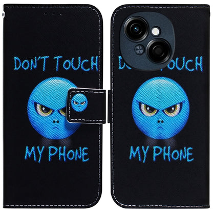 Coloured Drawing Flip Leather Phone Case, For Tecno Pop 10 / Spark Go 2 4G, For Tecno Pop 9 5G / Spark 30C 5G, For Tecno Camon 30S / Camon 30S Pro, For Tecno Spark 30C, For Tecno Spark Go 1 / Pop 9 Pro, For Tecno Camon 30 Premier 5G, For Tecno Pova 6 N...