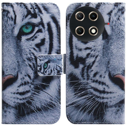 Coloured Drawing Flip Leather Phone Case, For Tecno Pop 10 / Spark Go 2 4G, For Tecno Pop 9 5G / Spark 30C 5G, For Tecno Camon 30S / Camon 30S Pro, For Tecno Spark 30C, For Tecno Spark Go 1 / Pop 9 Pro, For Tecno Camon 30 Premier 5G, For Tecno Pova 6 N...