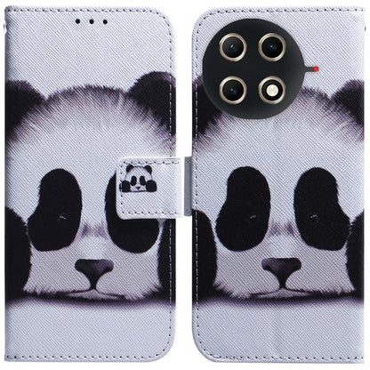 Coloured Drawing Flip Leather Phone Case, For Tecno Pop 10 / Spark Go 2 4G, For Tecno Pop 9 5G / Spark 30C 5G, For Tecno Camon 30S / Camon 30S Pro, For Tecno Spark 30C, For Tecno Spark Go 1 / Pop 9 Pro, For Tecno Camon 30 Premier 5G, For Tecno Pova 6 N...