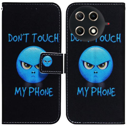 Coloured Drawing Flip Leather Phone Case, For Tecno Pop 10 / Spark Go 2 4G, For Tecno Pop 9 5G / Spark 30C 5G, For Tecno Camon 30S / Camon 30S Pro, For Tecno Spark 30C, For Tecno Spark Go 1 / Pop 9 Pro, For Tecno Camon 30 Premier 5G, For Tecno Pova 6 N...
