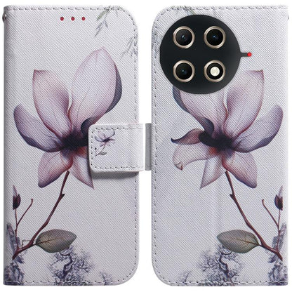 Coloured Drawing Flip Leather Phone Case, For Tecno Pop 10 / Spark Go 2 4G, For Tecno Pop 9 5G / Spark 30C 5G, For Tecno Camon 30S / Camon 30S Pro, For Tecno Spark 30C, For Tecno Spark Go 1 / Pop 9 Pro, For Tecno Camon 30 Premier 5G, For Tecno Pova 6 N...