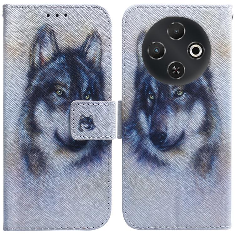Coloured Drawing Flip Leather Phone Case, For Tecno Pop 10 / Spark Go 2 4G, For Tecno Pop 9 5G / Spark 30C 5G, For Tecno Camon 30S / Camon 30S Pro, For Tecno Spark 30C, For Tecno Spark Go 1 / Pop 9 Pro, For Tecno Camon 30 Premier 5G, For Tecno Pova 6 N...