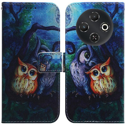 Coloured Drawing Flip Leather Phone Case, For Tecno Pop 10 / Spark Go 2 4G, For Tecno Pop 9 5G / Spark 30C 5G, For Tecno Camon 30S / Camon 30S Pro, For Tecno Spark 30C, For Tecno Spark Go 1 / Pop 9 Pro, For Tecno Camon 30 Premier 5G, For Tecno Pova 6 N...