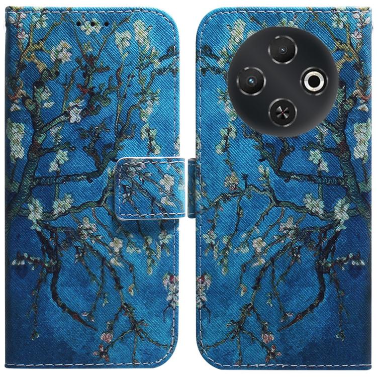 Coloured Drawing Flip Leather Phone Case, For Tecno Pop 10 / Spark Go 2 4G, For Tecno Pop 9 5G / Spark 30C 5G, For Tecno Camon 30S / Camon 30S Pro, For Tecno Spark 30C, For Tecno Spark Go 1 / Pop 9 Pro, For Tecno Camon 30 Premier 5G, For Tecno Pova 6 N...
