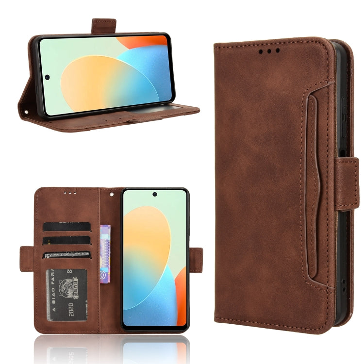 Skin Feel Calf Texture Card Slots Leather Phone Case, For Tecno Camon 40 4G, For Tecno Camon 30S 4G / 30S Pro 4G, For Tecno Pova 6 Neo 5G / Spark 30 5G, For Tecno Spark 30 Pro 4G, For Tecno Spark 30 4G, For Tecno Spark Go 1 / Pop 9 / Spark Go 2025     ...
