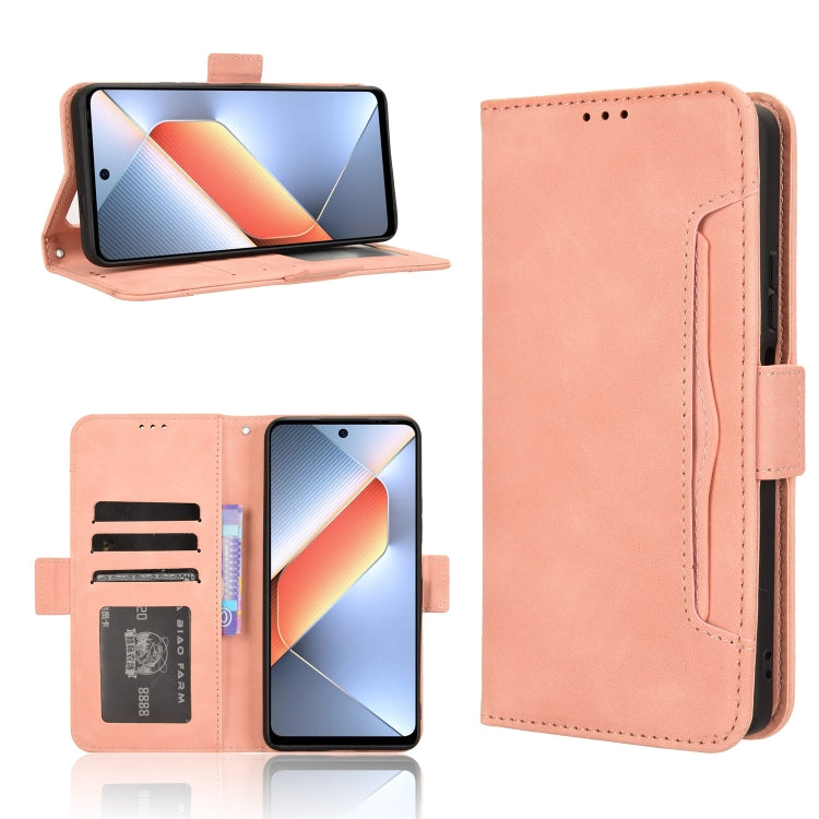 Skin Feel Calf Texture Card Slots Leather Phone Case, For Tecno Camon 40 4G, For Tecno Camon 30S 4G / 30S Pro 4G, For Tecno Pova 6 Neo 5G / Spark 30 5G, For Tecno Spark 30 Pro 4G, For Tecno Spark 30 4G, For Tecno Spark Go 1 / Pop 9 / Spark Go 2025     ...
