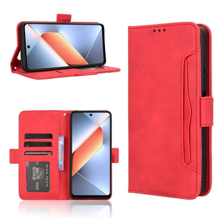Skin Feel Calf Texture Card Slots Leather Phone Case, For Tecno Camon 40 4G, For Tecno Camon 30S 4G / 30S Pro 4G, For Tecno Pova 6 Neo 5G / Spark 30 5G, For Tecno Spark 30 Pro 4G, For Tecno Spark 30 4G, For Tecno Spark Go 1 / Pop 9 / Spark Go 2025     ...