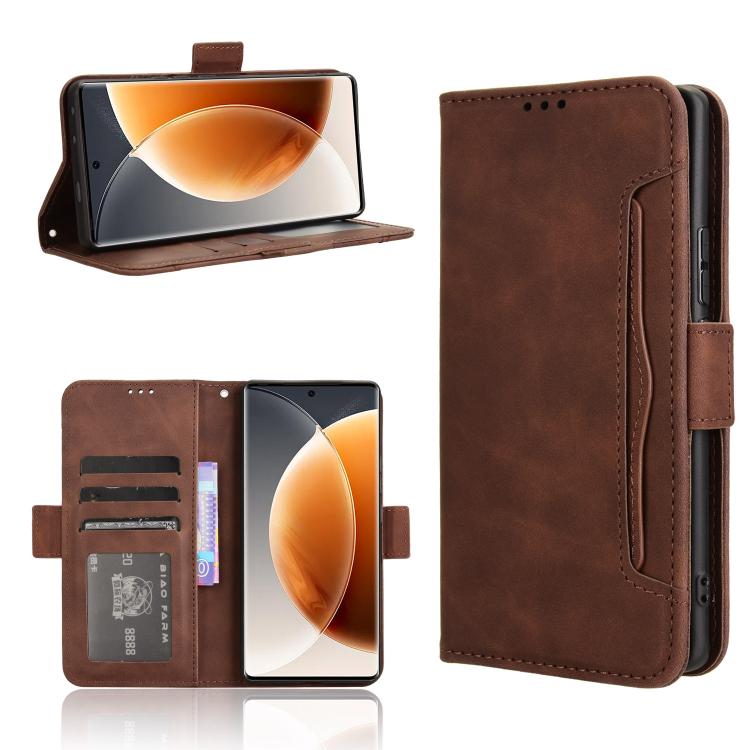 Skin Feel Calf Texture Card Slots Leather Phone Case, For Tecno Camon 40 4G, For Tecno Camon 30S 4G / 30S Pro 4G, For Tecno Pova 6 Neo 5G / Spark 30 5G, For Tecno Spark 30 Pro 4G, For Tecno Spark 30 4G, For Tecno Spark Go 1 / Pop 9 / Spark Go 2025     ...
