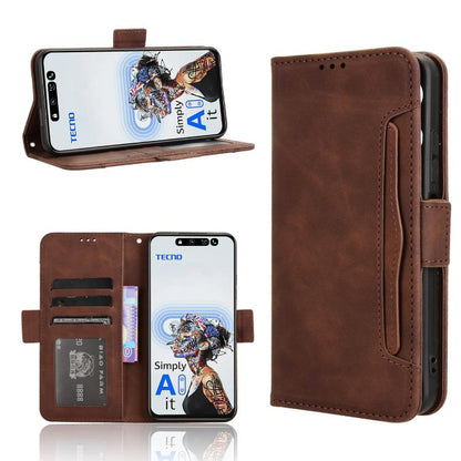 Skin Feel Calf Texture Card Slots Leather Phone Case, For Tecno Camon 40 4G, For Tecno Camon 30S 4G / 30S Pro 4G, For Tecno Pova 6 Neo 5G / Spark 30 5G, For Tecno Spark 30 Pro 4G, For Tecno Spark 30 4G, For Tecno Spark Go 1 / Pop 9 / Spark Go 2025     ...