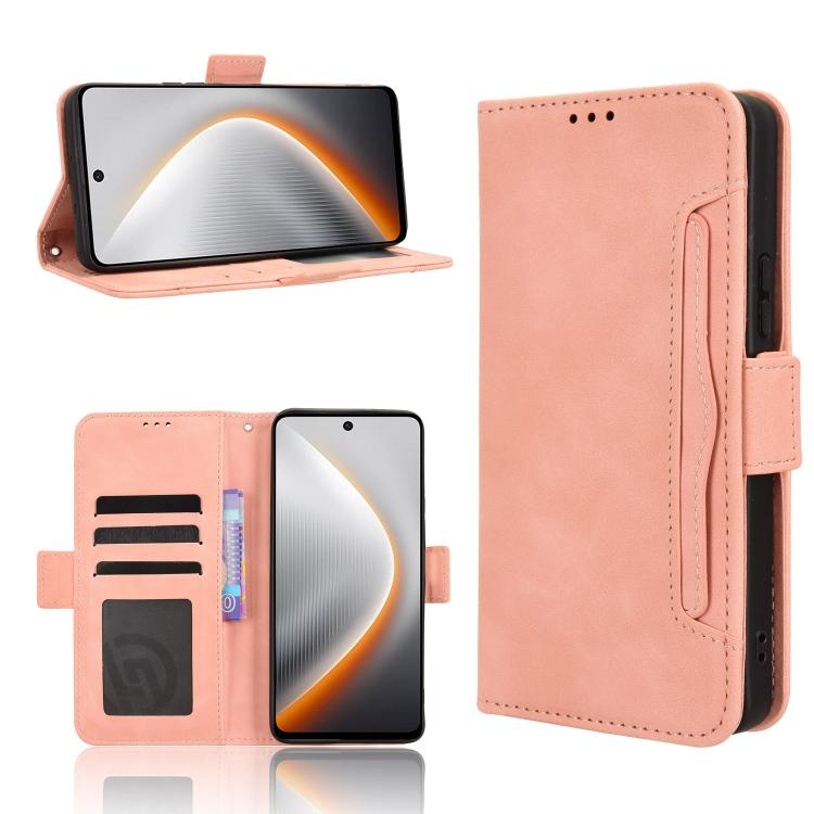 Skin Feel Calf Texture Card Slots Leather Phone Case, For Tecno Spark 50 5G, For Tecno Pova Curve 2 5G, For Tecno Spark 50 4G, For Tecno Camon 50 Pro 4G, For Tecno Camon 50 4G, For Tenco Spark Go 3, For Tecno Spark Slim, For Tecno Spark 40C            ...