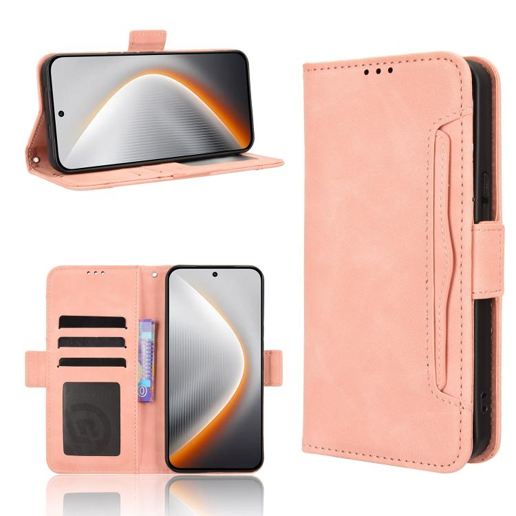 Skin Feel Calf Texture Card Slots Leather Phone Case, For Tecno Spark 50 5G, For Tecno Pova Curve 2 5G, For Tecno Spark 50 4G, For Tecno Camon 50 Pro 4G, For Tecno Camon 50 4G, For Tenco Spark Go 3, For Tecno Spark Slim, For Tecno Spark 40C            ...