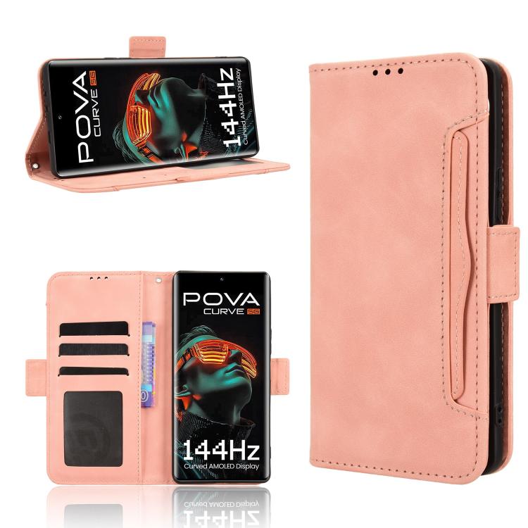 Skin Feel Calf Texture Card Slots Leather Phone Case, For Tecno Spark 50 5G, For Tecno Pova Curve 2 5G, For Tecno Spark 50 4G, For Tecno Camon 50 Pro 4G, For Tecno Camon 50 4G, For Tenco Spark Go 3, For Tecno Spark Slim, For Tecno Spark 40C            ...