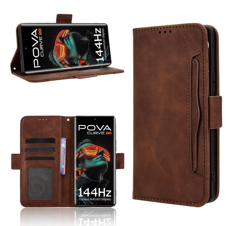 Skin Feel Calf Texture Card Slots Leather Phone Case, For Tecno Spark 50 5G, For Tecno Pova Curve 2 5G, For Tecno Spark 50 4G, For Tecno Camon 50 Pro 4G, For Tecno Camon 50 4G, For Tenco Spark Go 3, For Tecno Spark Slim, For Tecno Spark 40C            ...